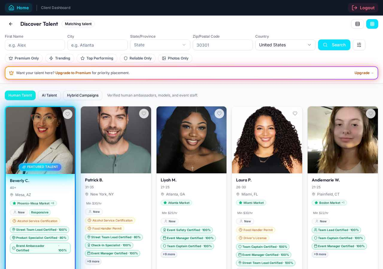 Discover Talent