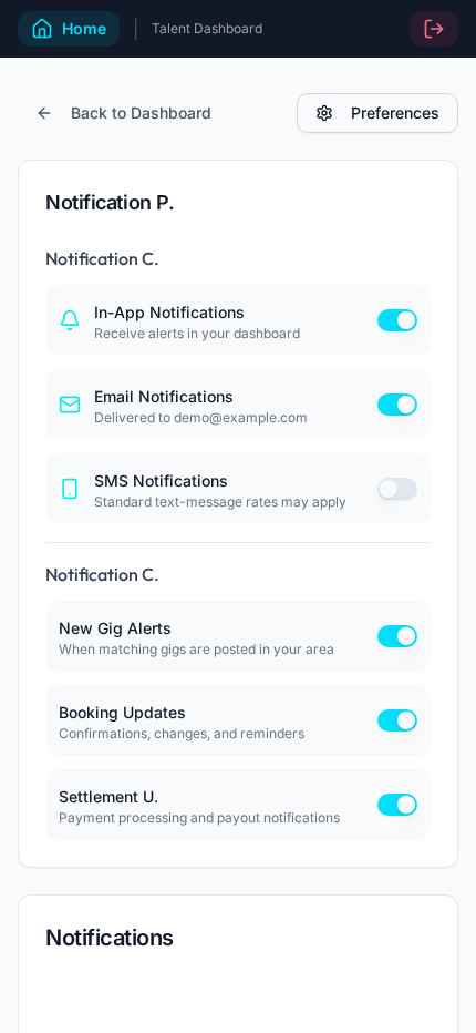 Notifications